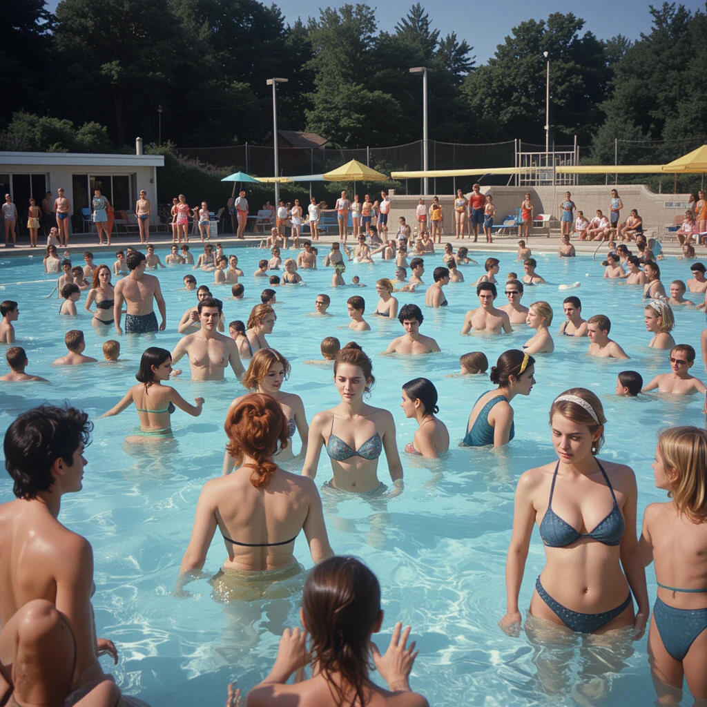 Freibad in den 80-er Jahren